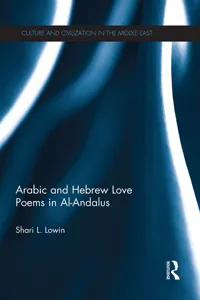 Arabic and Hebrew Love Poems in Al-Andalus_cover