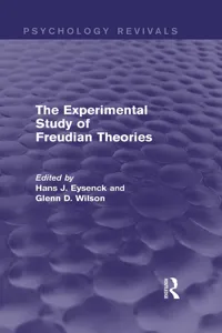 The Experimental Study of Freudian Theories_cover
