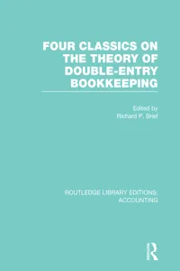 Four Classics on the Theory of Double-Entry Bookkeeping_cover