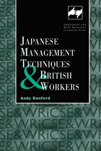 Japanese Management Techniques and British Workers_cover