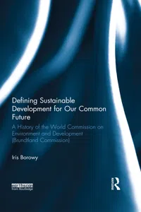 Defining Sustainable Development for Our Common Future_cover