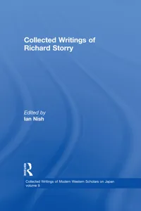 Richard Storry - Collected Writings_cover