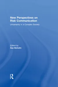 New Perspectives on Risk Communication_cover