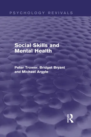 Social Skills and Mental Health (Psychology Revivals)