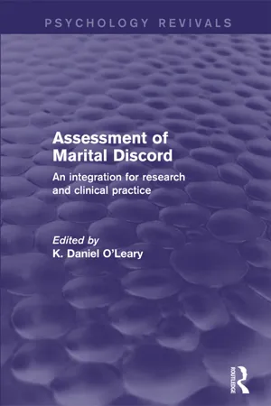 Assessment of Marital Discord (Psychology Revivals)