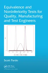 Equivalence and Noninferiority Tests for Quality, Manufacturing and Test Engineers_cover