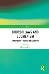 Church Laws and Ecumenism_cover
