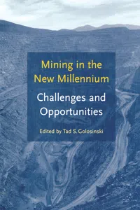 Mining in the New Millennium - Challenges and Opportunities_cover