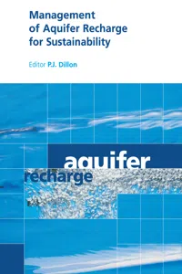 Management of Aquifer Recharge for Sustainability_cover