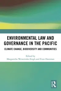 Environmental Law and Governance in the Pacific_cover