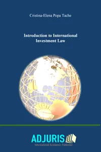 Introduction to International Investment Law_cover