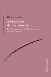 À l'extrême de l'écriture de soi_cover