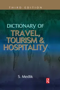 Dictionary of Travel, Tourism and Hospitality_cover