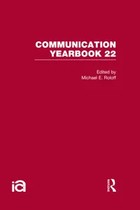 Communication Yearbook 22_cover