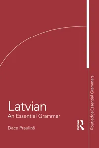 Latvian: An Essential Grammar_cover