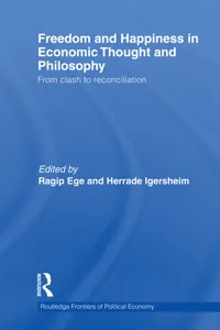 Freedom and Happiness in Economic Thought and Philosophy_cover