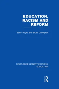 Education, Racism and Reform_cover