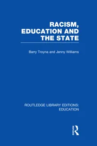 Racism, Education and the State_cover