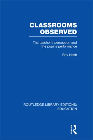 Classrooms Observed (RLE Edu L)