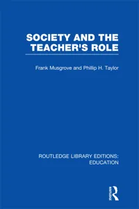 Society and the Teacher's Role_cover