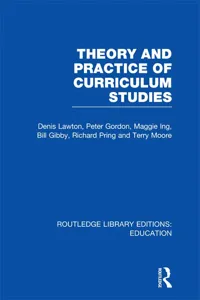 Theory and Practice of Curriculum Studies_cover