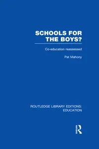 Schools for the Boys?_cover