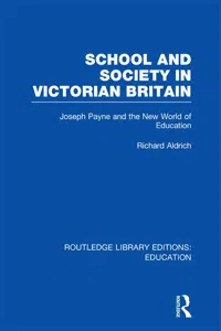 School and Society in Victorian Britain_cover