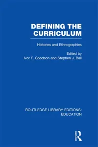 Defining The Curriculum_cover