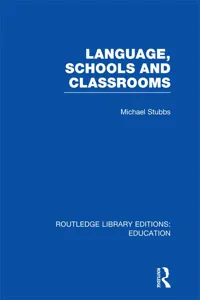 Language, Schools and Classrooms_cover