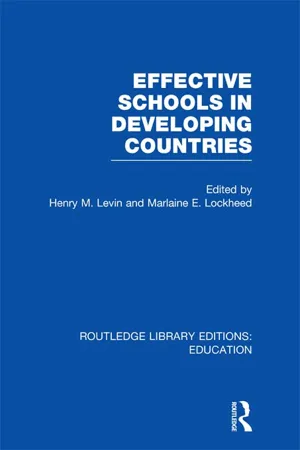 Effective Schools in Developing Countries