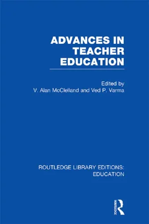 Advances in Teacher Education (RLE Edu N)