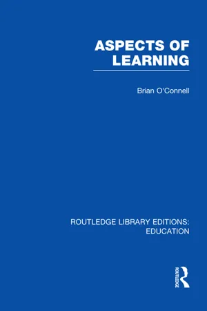 Aspects of Learning (RLE Edu O)