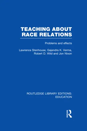 Teaching About Race Relations (RLE Edu J)