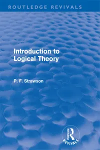 Introduction to Logical Theory_cover