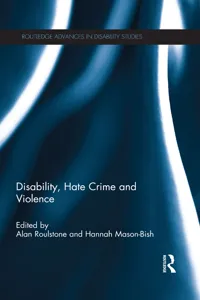 Disability, Hate Crime and Violence_cover