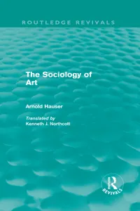 The Sociology of Art_cover