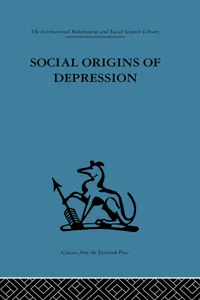 Social Origins of Depression_cover