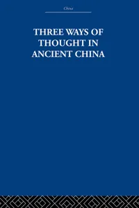 Three Ways of Thought in Ancient China_cover