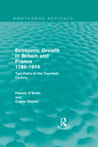 Economic Growth in Britain and France 1780-1914_cover