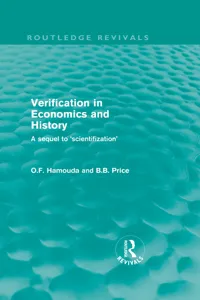 Verification in Economics and History_cover