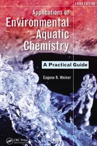 Applications of Environmental Aquatic Chemistry_cover