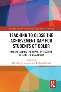 Teaching to Close the Achievement Gap for Students of Color_cover