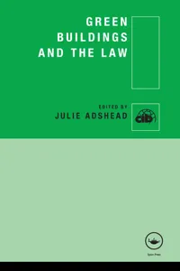 Green Buildings and the Law_cover