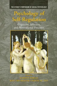 Psychology of Self-Regulation_cover