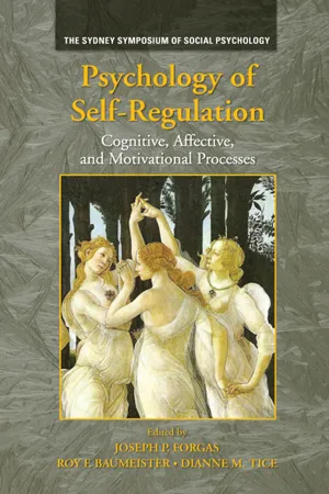 Psychology of Self-Regulation