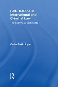 Self-Defence in International and Criminal Law_cover