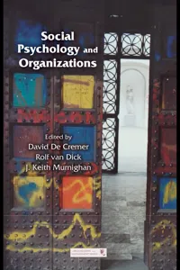 Social Psychology and Organizations_cover