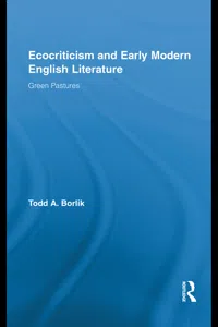 Ecocriticism and Early Modern English Literature_cover