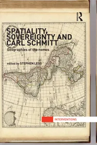 Spatiality, Sovereignty and Carl Schmitt_cover