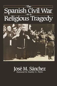 The Spanish Civil War as a Religious Tragedy_cover